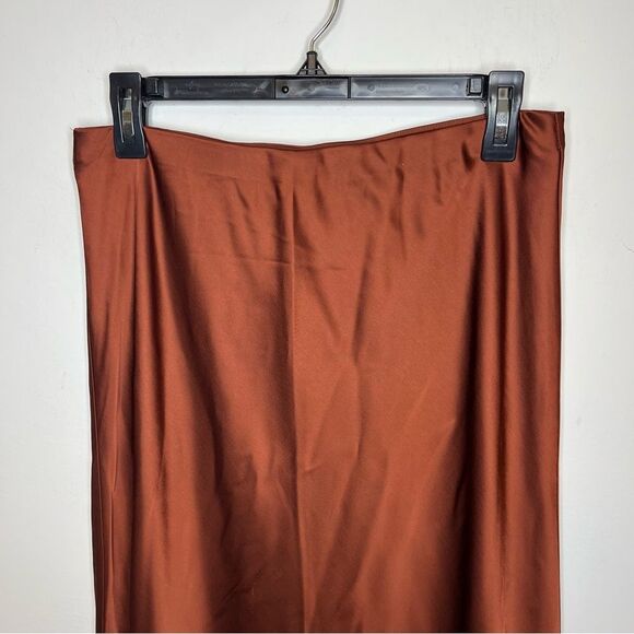 Abercrombie & Fitch Rust Midi Skirt - Picture 4 of 6